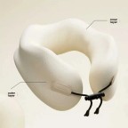 Dual Support Travel Memory Foam Pillow