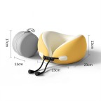 Hug-Support Memory Foam Travel Neck Pillow