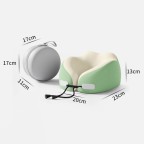 Dual-Peak Support Memory Foam Travel Neck Pillow