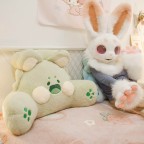 Cartoon Plush Backrest Cushion Pillow