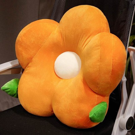 Solid Color Plush Cushion Pillow