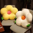 Solid Color Plush Cushion Pillow