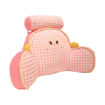 Dopamine Checkered Removable Bed Back Cushion