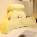 Dopamine Checkered Removable Bed Back Cushion