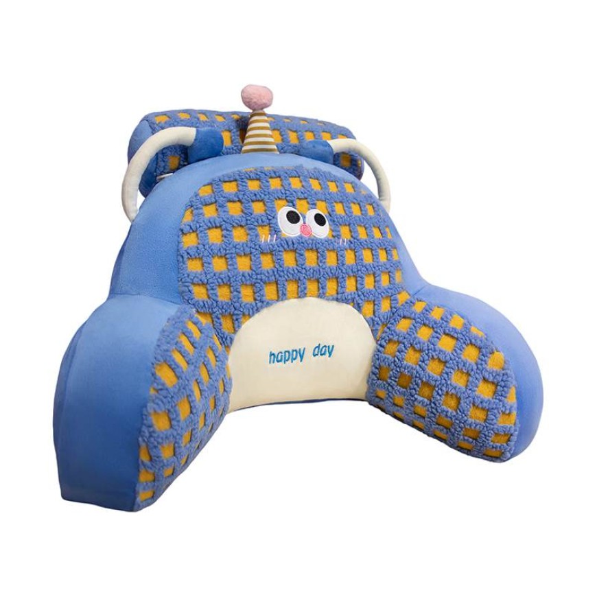 Cute Plush Novelty Shape Backrest Cushion Pillow