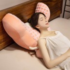 Cute Plush Novelty Shape Backrest Cushion Pillow
