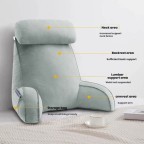 Extra High Backrest Cushion for Bed
