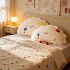 Removable and Washable Plush Soft Bed Backrest Cushion