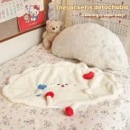 Removable and Washable Plush Soft Bed Backrest Cushion