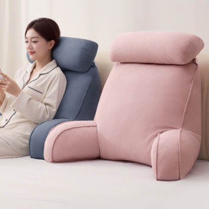 Modern Shaped Large Backrest Bed Head Pillow