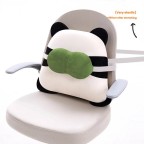 Panda-Shaped Memory Foam Lumbar Support Cushion