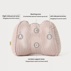 Removable Memory Foam Lumbar Support Cushion