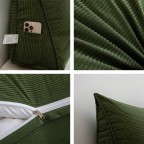 Corduroy Triangle Floor Pillow