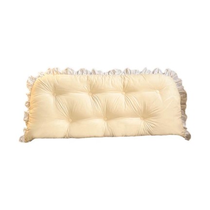 Minimalist Solid Color Bed Backrest Cushion