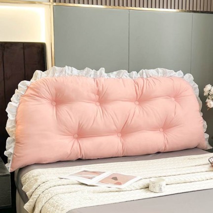 Minimalist Solid Color Bed Backrest Cushion