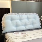 Minimalist Solid Color Bed Backrest Cushion