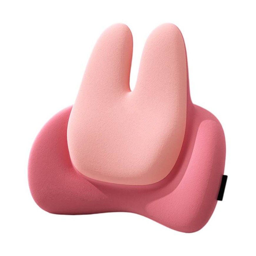 Ergonomic Curved Neck Support Memory Foam Headrest and Enhanced Lumbar Cushion Set