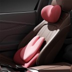 Ergonomic Curved Neck Support Memory Foam Headrest and Enhanced Lumbar Cushion Set