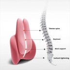 Ergonomic Curved Neck Support Memory Foam Headrest and Enhanced Lumbar Cushion Set