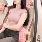 Cartoon Animal Memory Foam Headrest and Lumbar Support Set