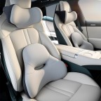 Car Headrest and Lumbar Support Set