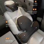 Butterfly Wing Memory Foam Car Lumbar and Neck Support Pillow Set