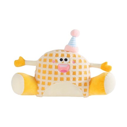 Cartoon Hug Monster Car Headrest and Lumbar Support Set