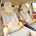 Cartoon Hug Monster Car Headrest and Lumbar Support Set