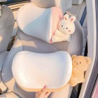 Cartoon Animal Memory Foam Headrest and Lumbar Support Set