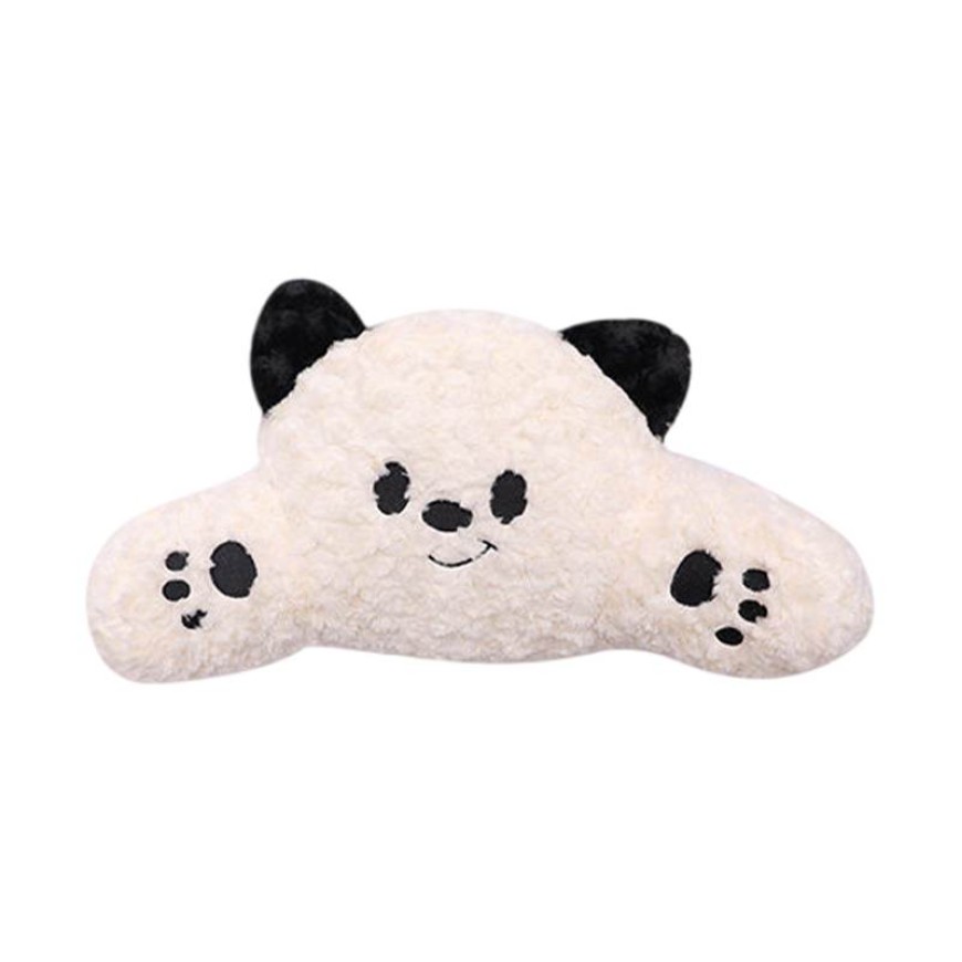 Bear Plush Car Headrest and Lumbar Support Set