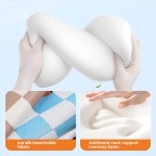 Cartoon Bear Memory Foam Car Headrest and Lumbar Support Set