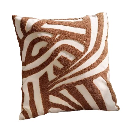 Embroidered Decorative Throw Pillow