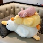 Semi-Circular Plush Pillow Cushion