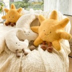 Sun and Moon Plush Pillow Set