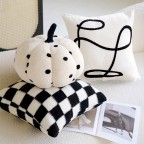 Nordic Style Embroidered Canvas Cushion Cover