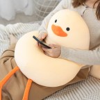 Ultra-Soft Motivational Duck Plush Pillow and Cushion