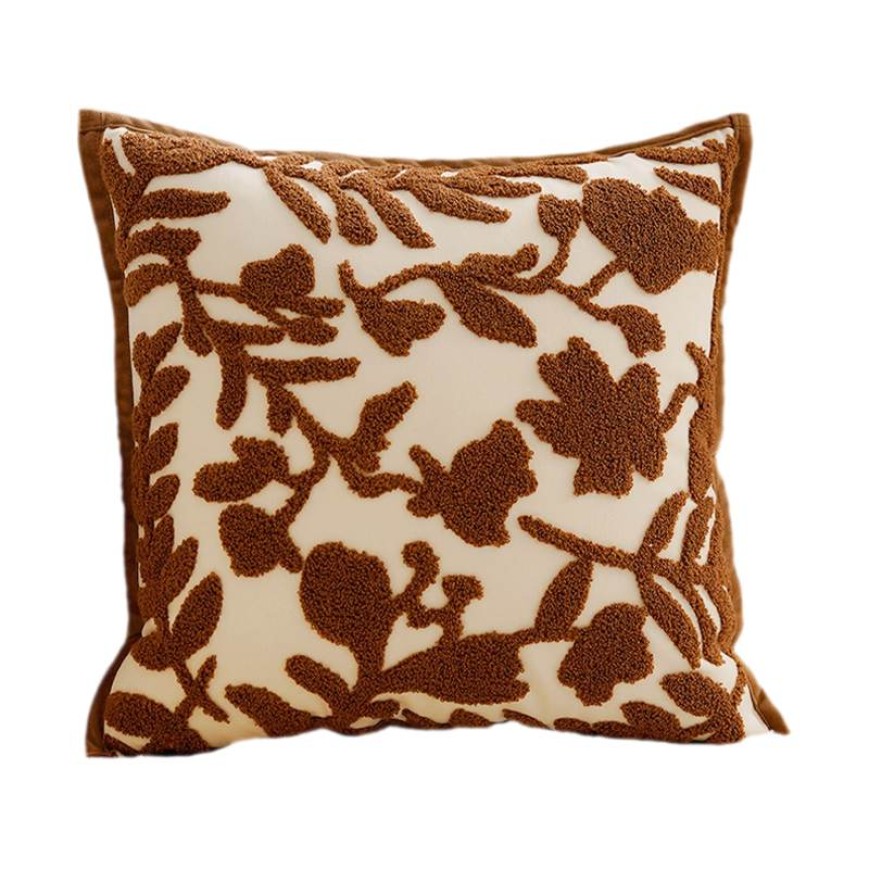 French Embroidery Removable Pillow Cover