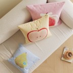 Dopamine Style Printed Square Pillow Cover and Insert Set