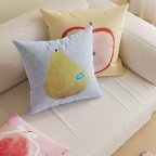 Dopamine Style Printed Square Pillow Cover and Insert Set