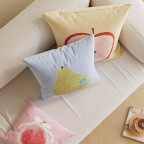Dopamine Style Printed Square Pillow Cover and Insert Set