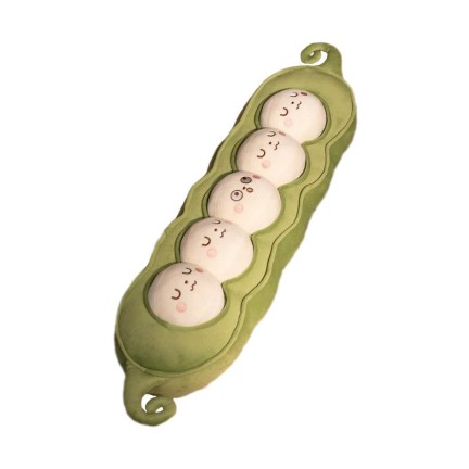 Pea Pod Shaped Body Pillow