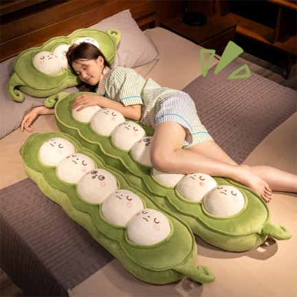 Pea Pod Shaped Body Pillow