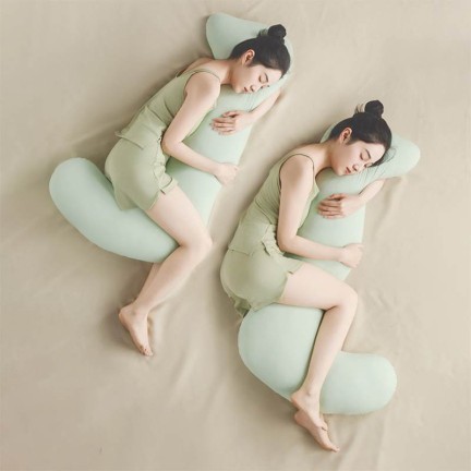 Detachable Long Body Pillow for All Seasons, Baby-Safe Fabric