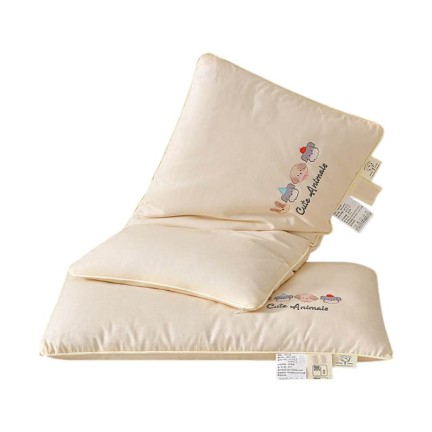 Class A Cotton Pillow Insert for Infants and Toddlers, Removable and Washable