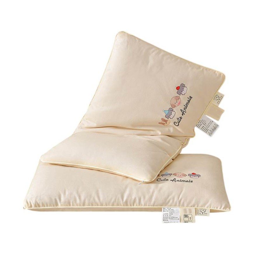 Class A Cotton Pillow Insert for Infants and Toddlers, Removable and Washable