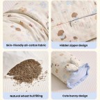 Cotton Rabbit-Shaped Buckwheat Pillow