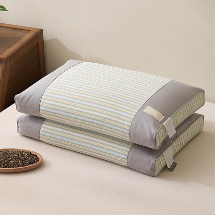 Cotton Buckwheat Hull Cervical Massage Pillow