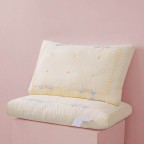Silk Protein Fiber Filled Cotton Embroidered Pillow