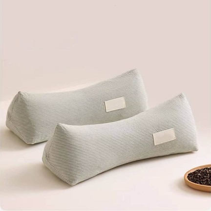 Cotton Buckwheat Hull Triangular Neck Support Pillow