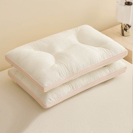 7A Jacquard Anti-Bacterial Neck Support Pillow, Set of 2